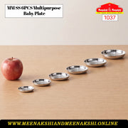 MM SS 6PCS Multipurpose Baby Plate 1037