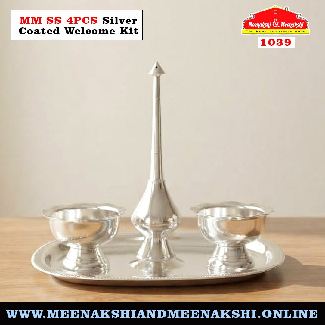 MM SS 4PCS Silver Coated Welcome Kit 1039