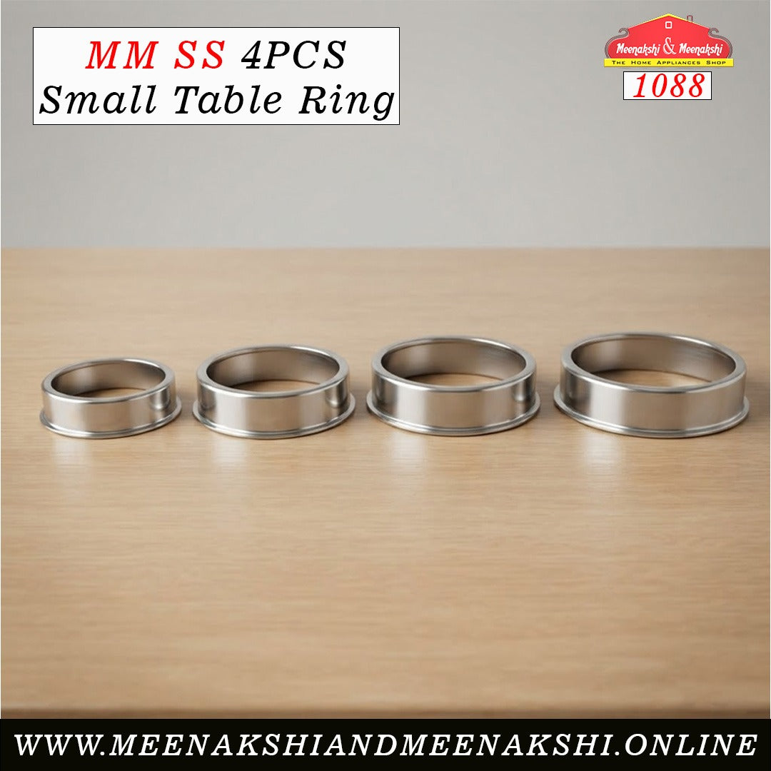 MM SS 4PCS Small Table Ring 1088