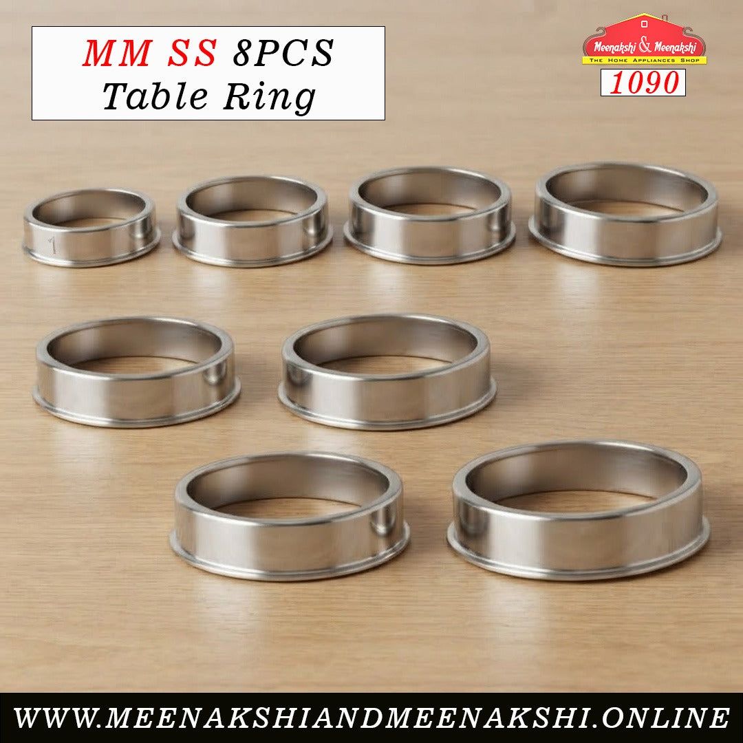 MM SS 8PCS Table Ring 1090