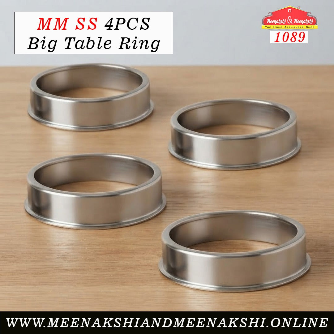 MM SS 4PCS Big Table Ring 1089
