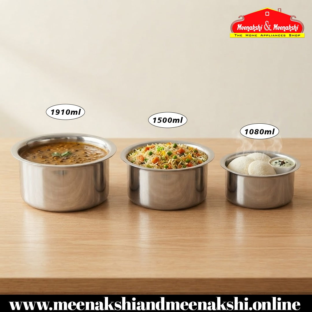 MM Thickply 3PCS Medium Tope Set With Lid 1091