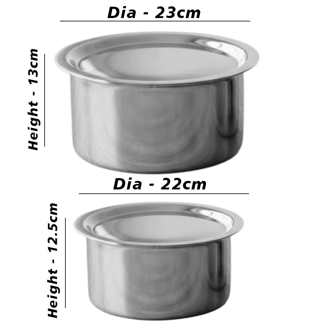 MM Thickply 3PCS Jumbo Tope Set With Lid 1093
