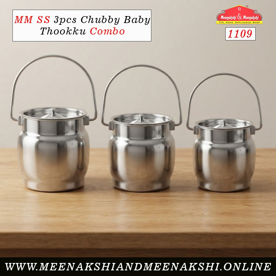 MM SS 3PCS Chubby Baby Thookku Combo
