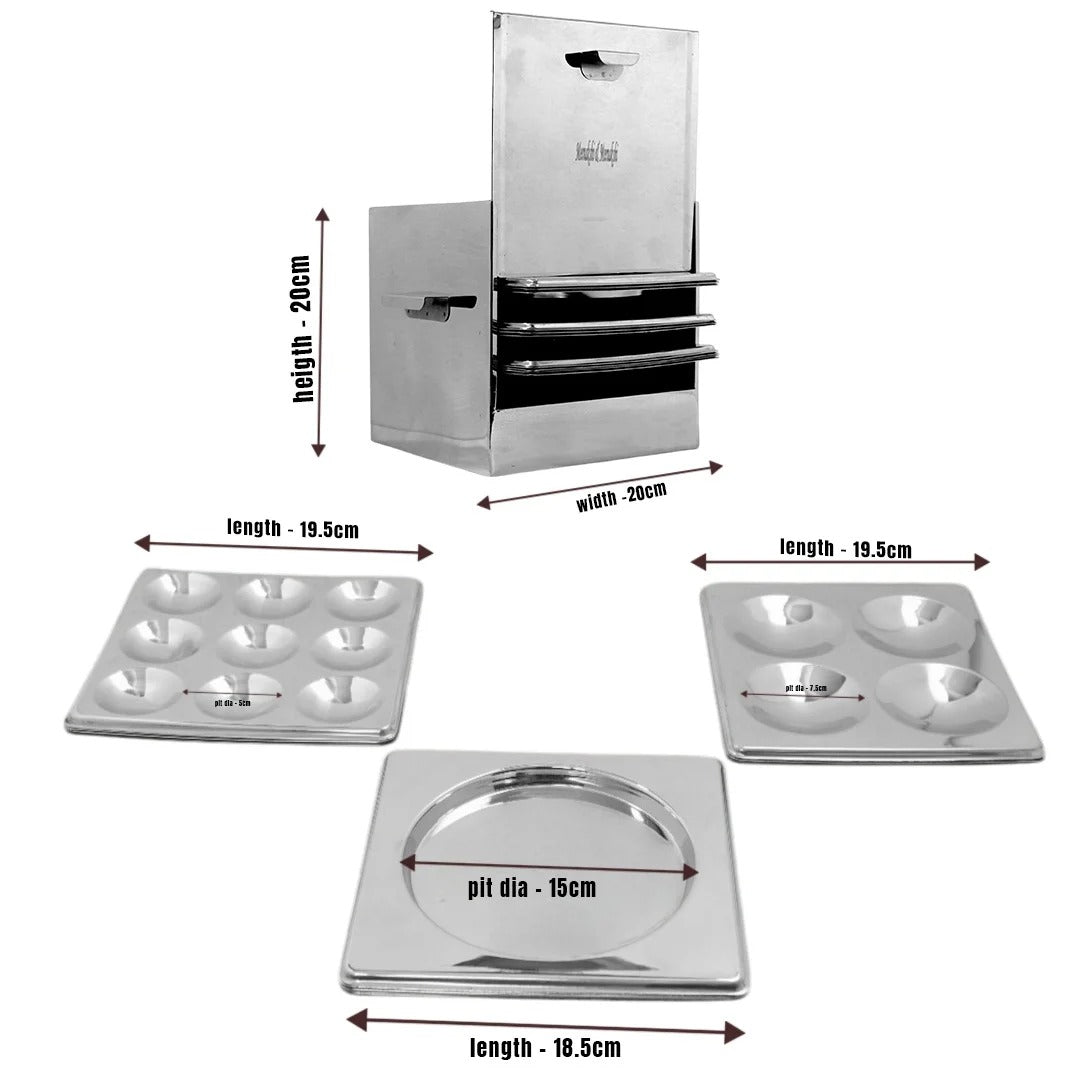 MM SS Hotel Style Idly Maker 1133