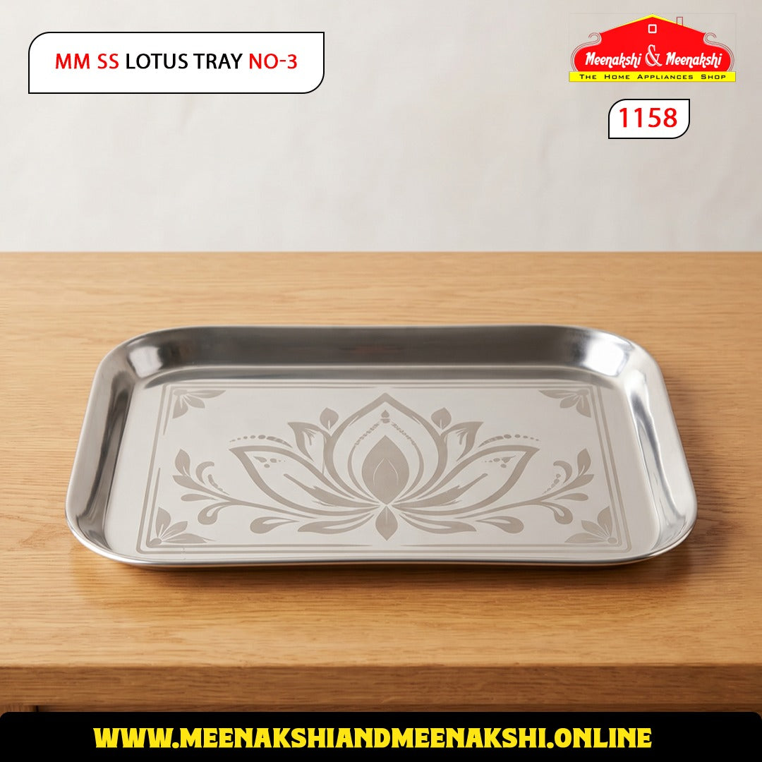 MM SS Lotus Tray No-3 1158
