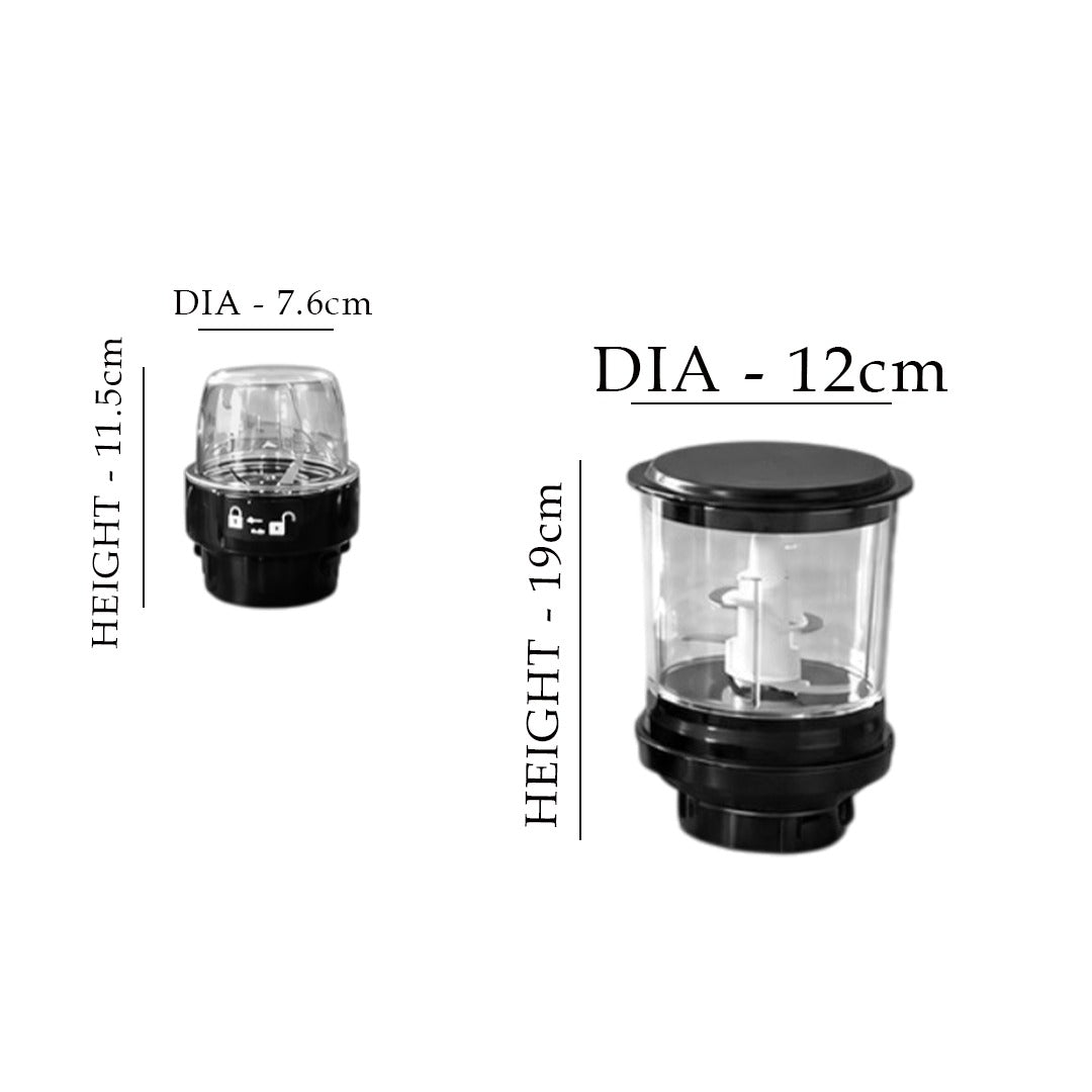 MM Veggie Chopper 1L + Booster Jar 250ml Combo 1181