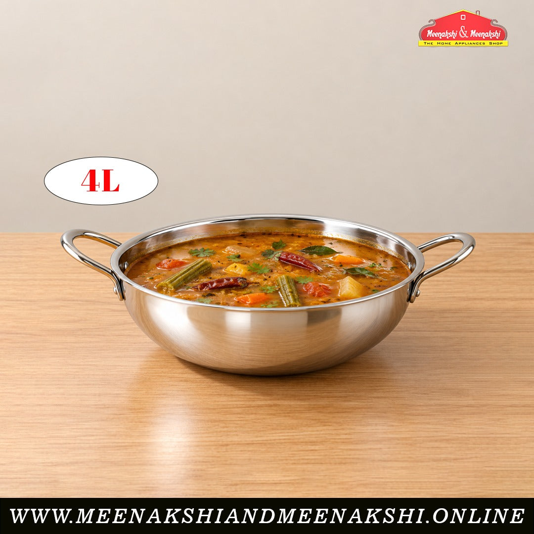 MM Thickply Premium Kadai Without Lid 28cm/4L 1235