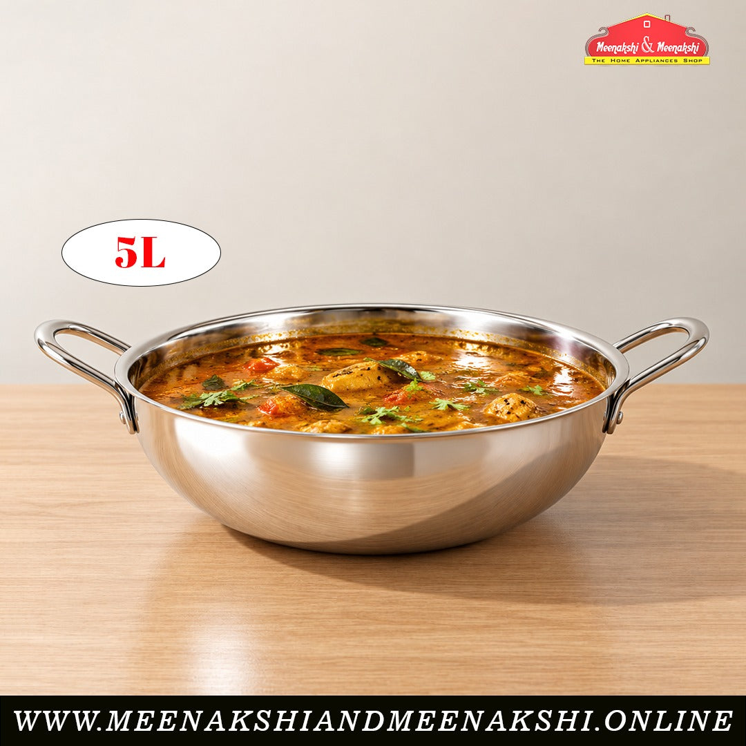 MM Thickply Premium Kadai Without Lid 30cm/5L 1236