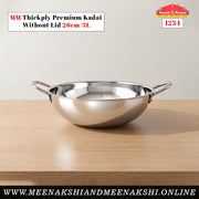 MM Thickply Premium Kadai Without Lid 26cm/3L 1234