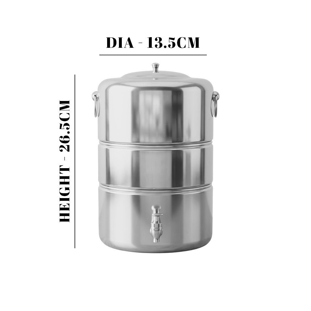 MM SS Water Pot With Tap 8L 1182