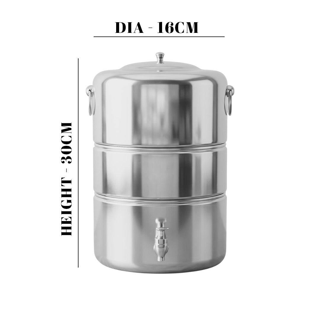 MM SS Water Pot With Tap 12L 1183