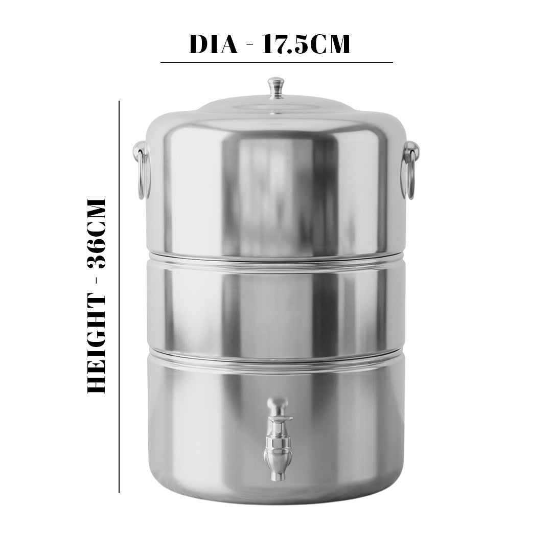 MM SS Water Pot With Tap 18L 1184