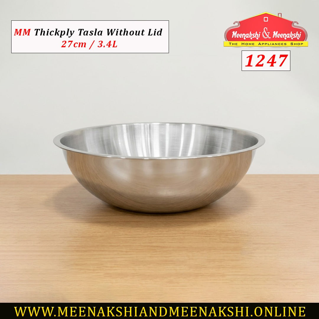 MM Thickply Tasla Without Lid 27cm/3.4L 1247