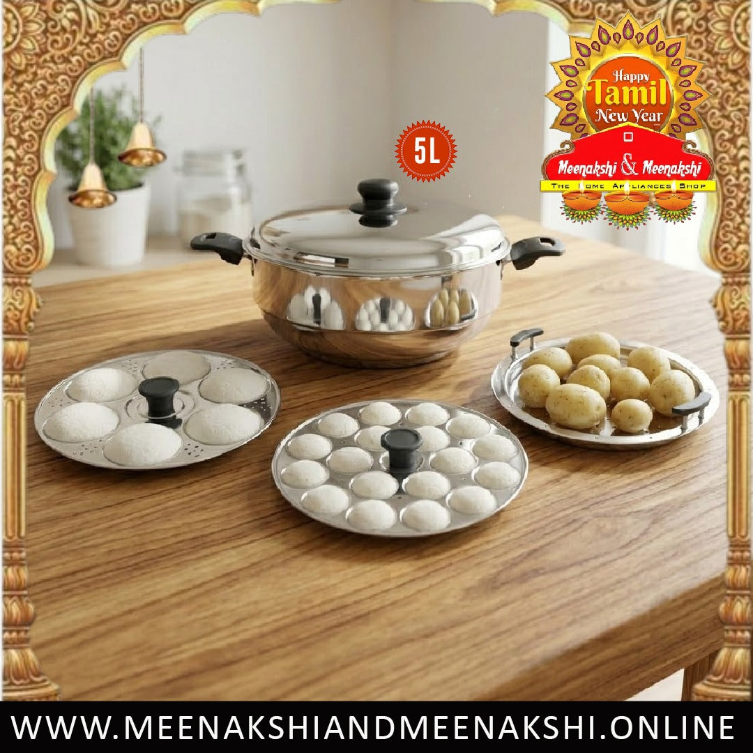 MM SB 7 Idly Plates MultiKadai Combo TN02