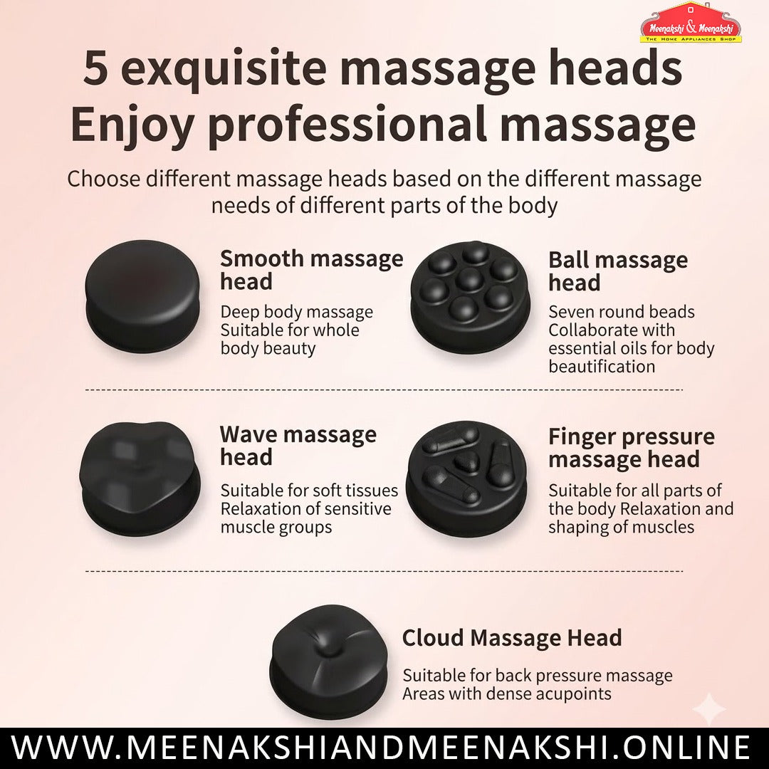5 in 1 Multipurpose Electric Massager Black 027