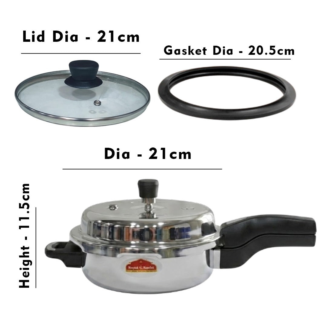 MM PC Triply 5L Cooker + 3L Pressure Pan 089