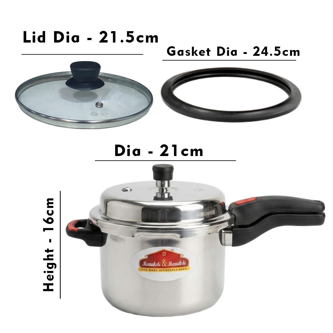 MM PC Triply 5L Cooker + 3L Pressure Pan 089