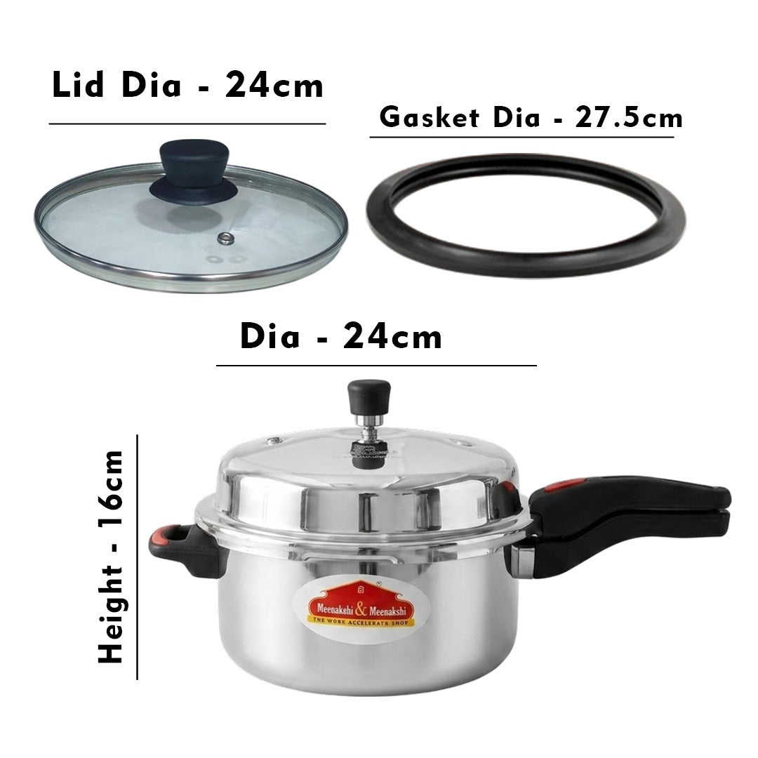 MM PC Triply 8L Cooker + 6.5L Pressure Pan 090