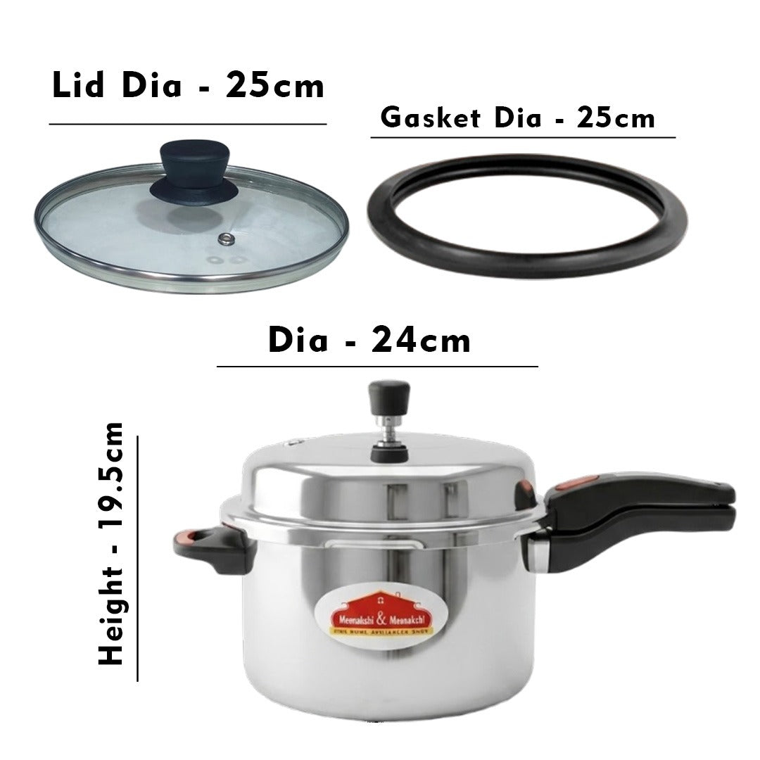 MM PC Triply 8L Cooker + 6.5L Pressure Pan 090