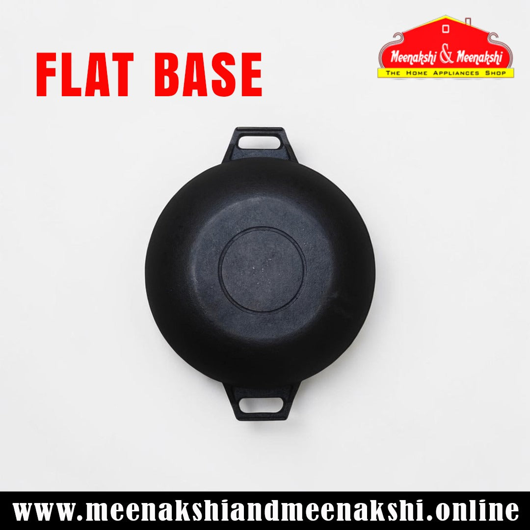 MM CI 12inch Medium Flat Kadai 120