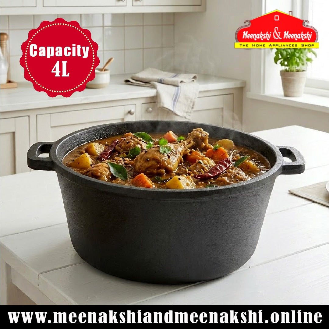 MM CI 5L Dutch Oven Bottom & Lid 132