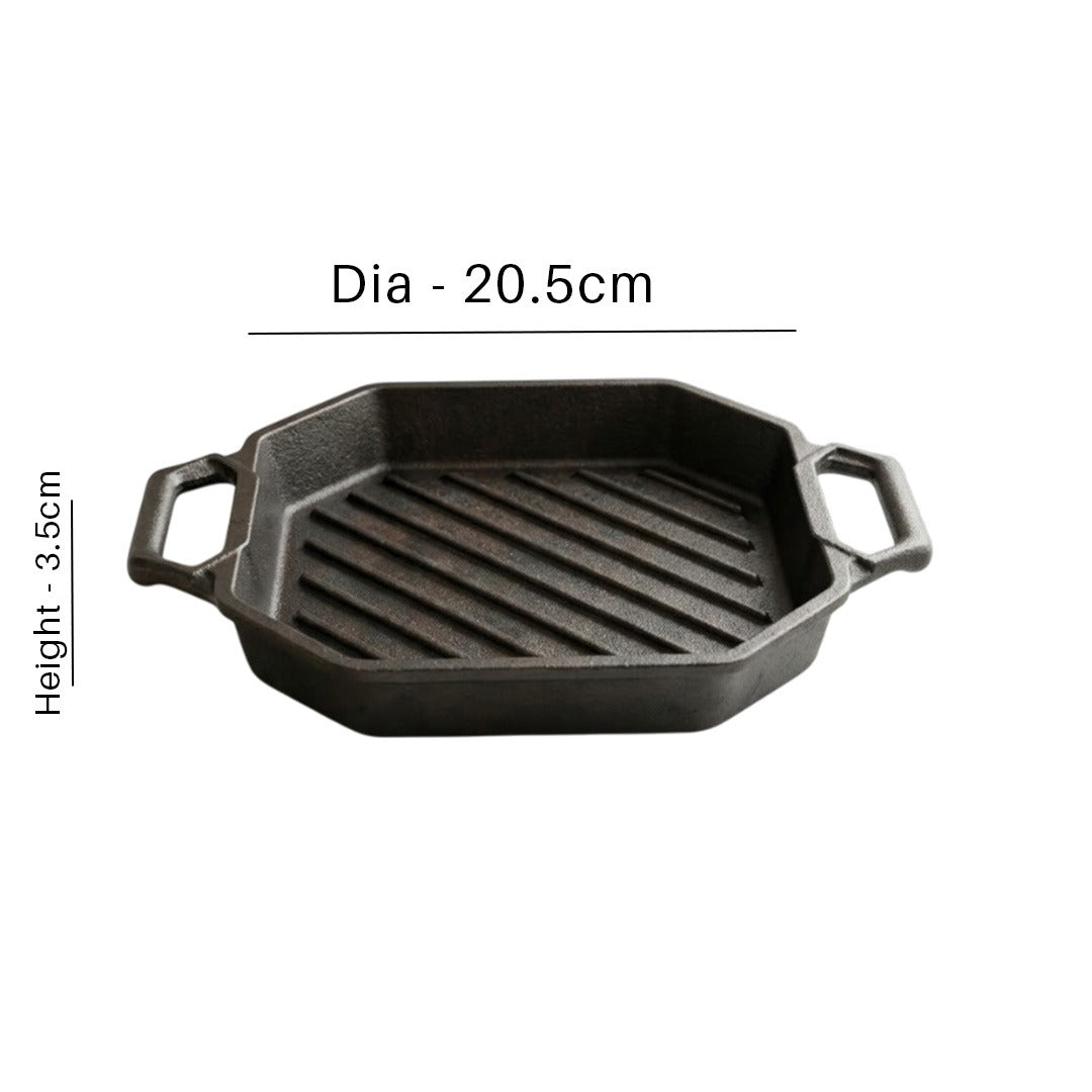 MM CI 8inch Square Grill Pan 124