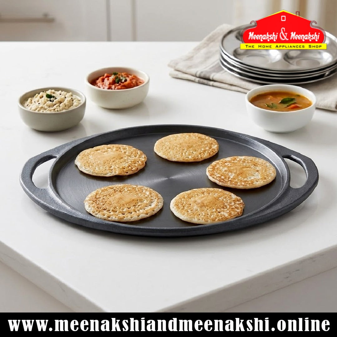 MM CI 12inch DH Oval Dosa Tawa 131