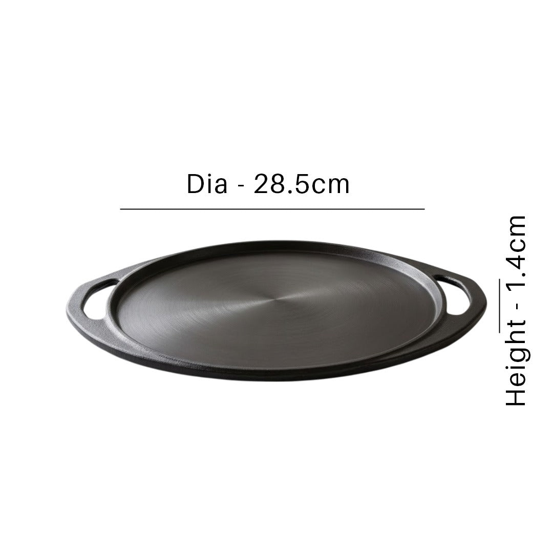 MM CI 12inch DH Oval Dosa Tawa 131