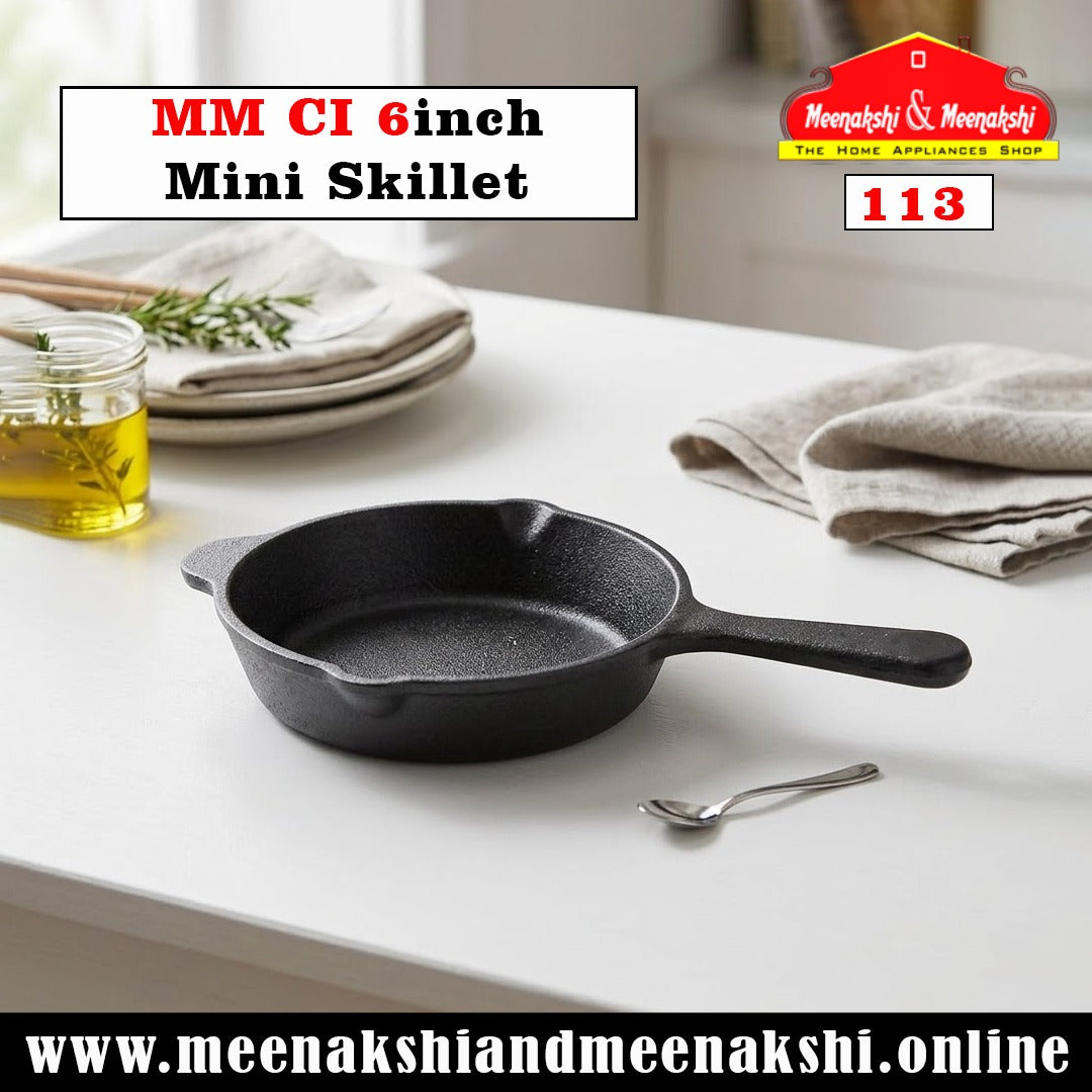 MM CI 6inch Mini Skillet 113
