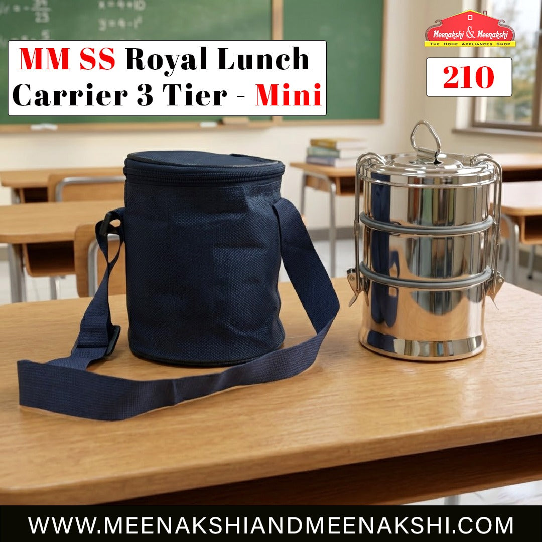 MM SS Royal Lunch Carrier 3 Tier