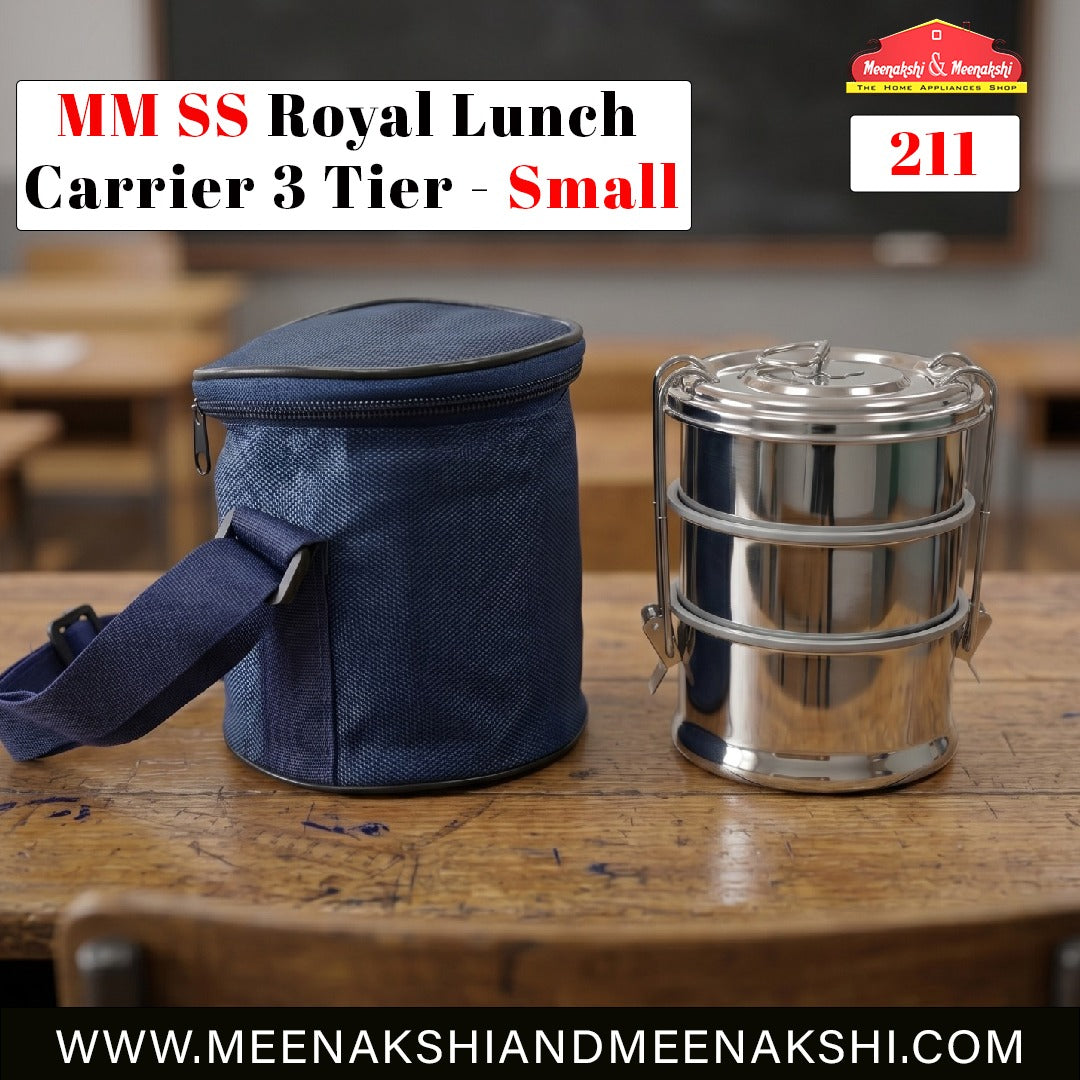 MM SS Royal Lunch Carrier 3 Tier