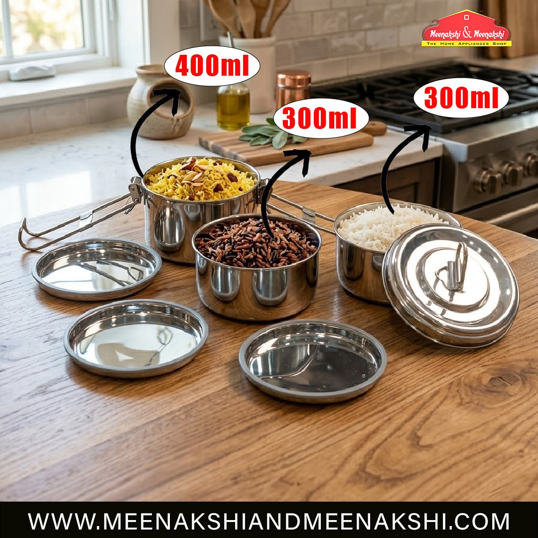 MM SS Royal Lunch Carrier 3 Tier