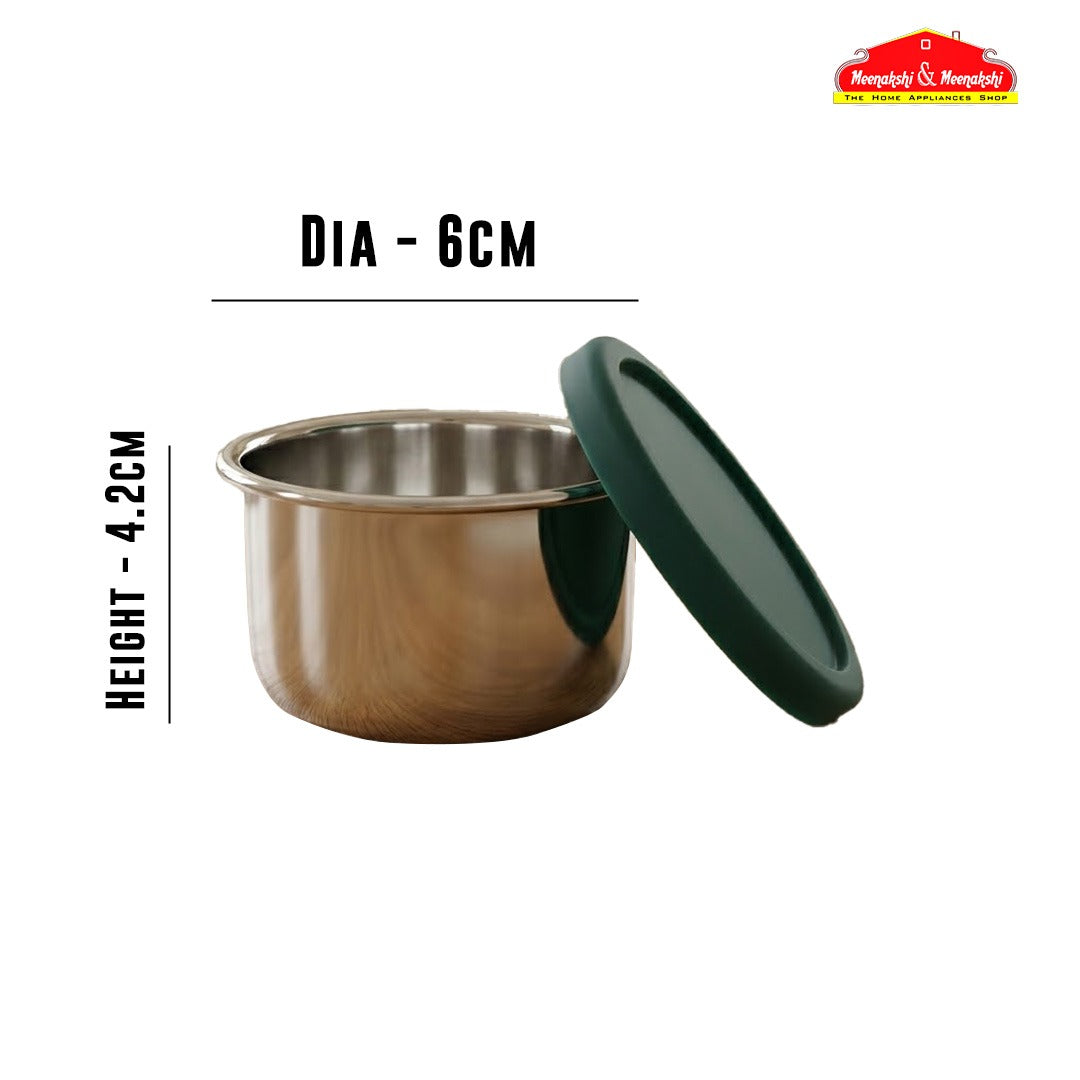 MM SS Round Nuts Box with Silicon Lid 100ml