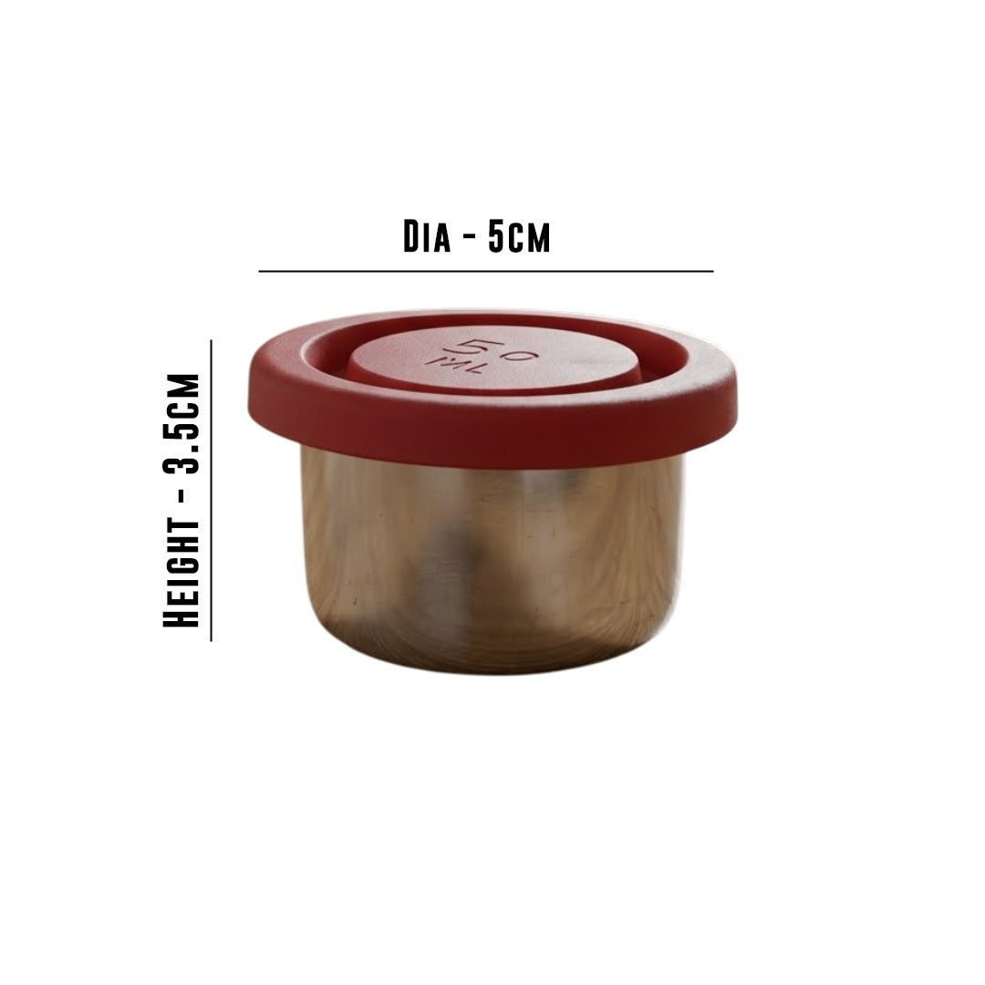 MM SS Pickle Box with Silicon Lid 50ml