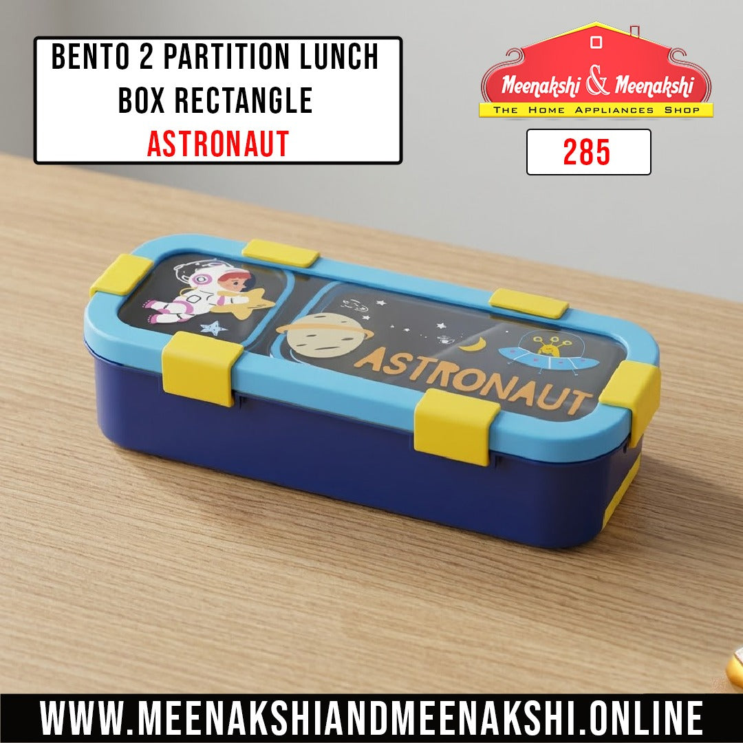 Bento 2 Partition Lunch Box Rectangle