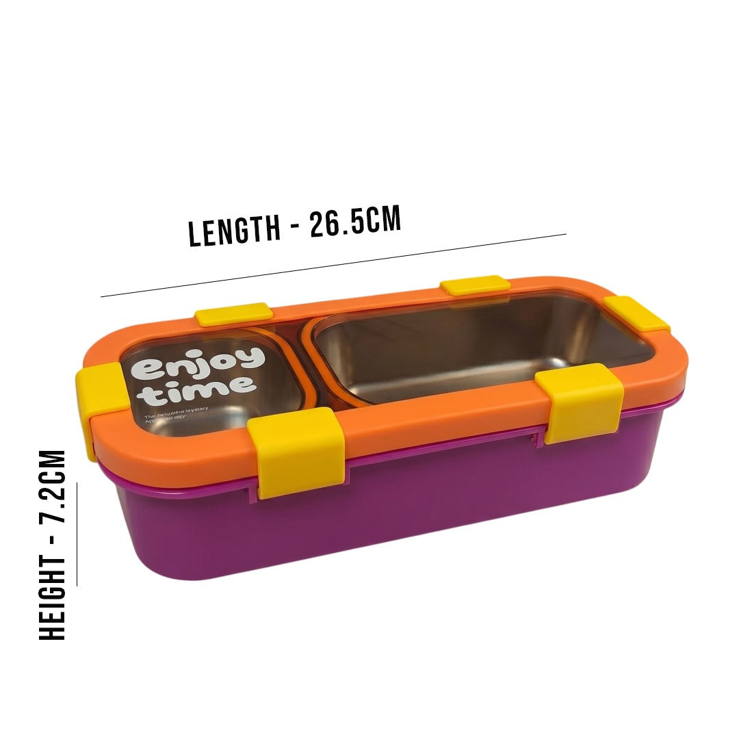 Bento 2 Partition Lunch Box Rectangle