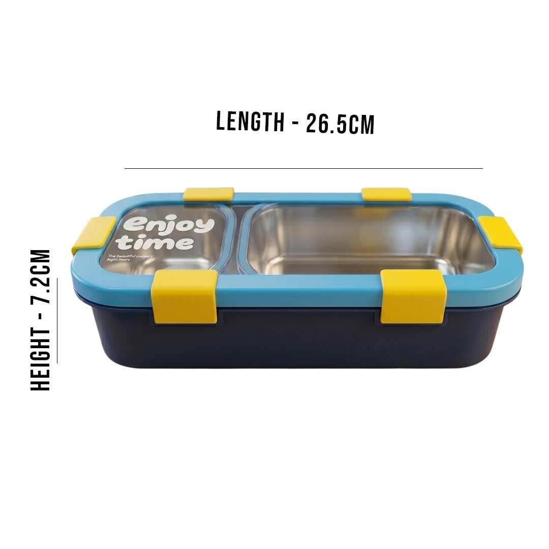 Bento 2 Partition Lunch Box Rectangle
