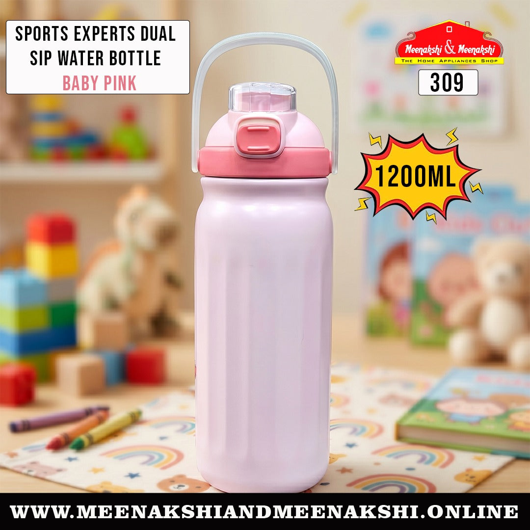 Sports Experts Dual Sip Water Bottle 1200ml