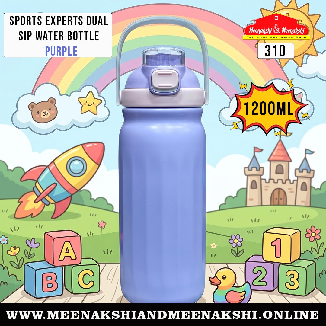 Sports Experts Dual Sip Water Bottle 1200ml