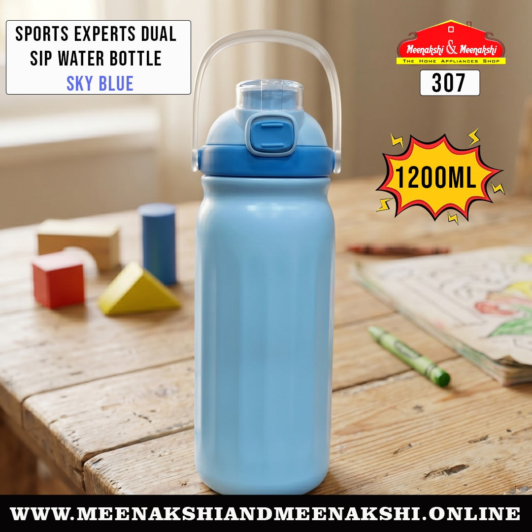 Sports Experts Dual Sip Water Bottle 1200ml