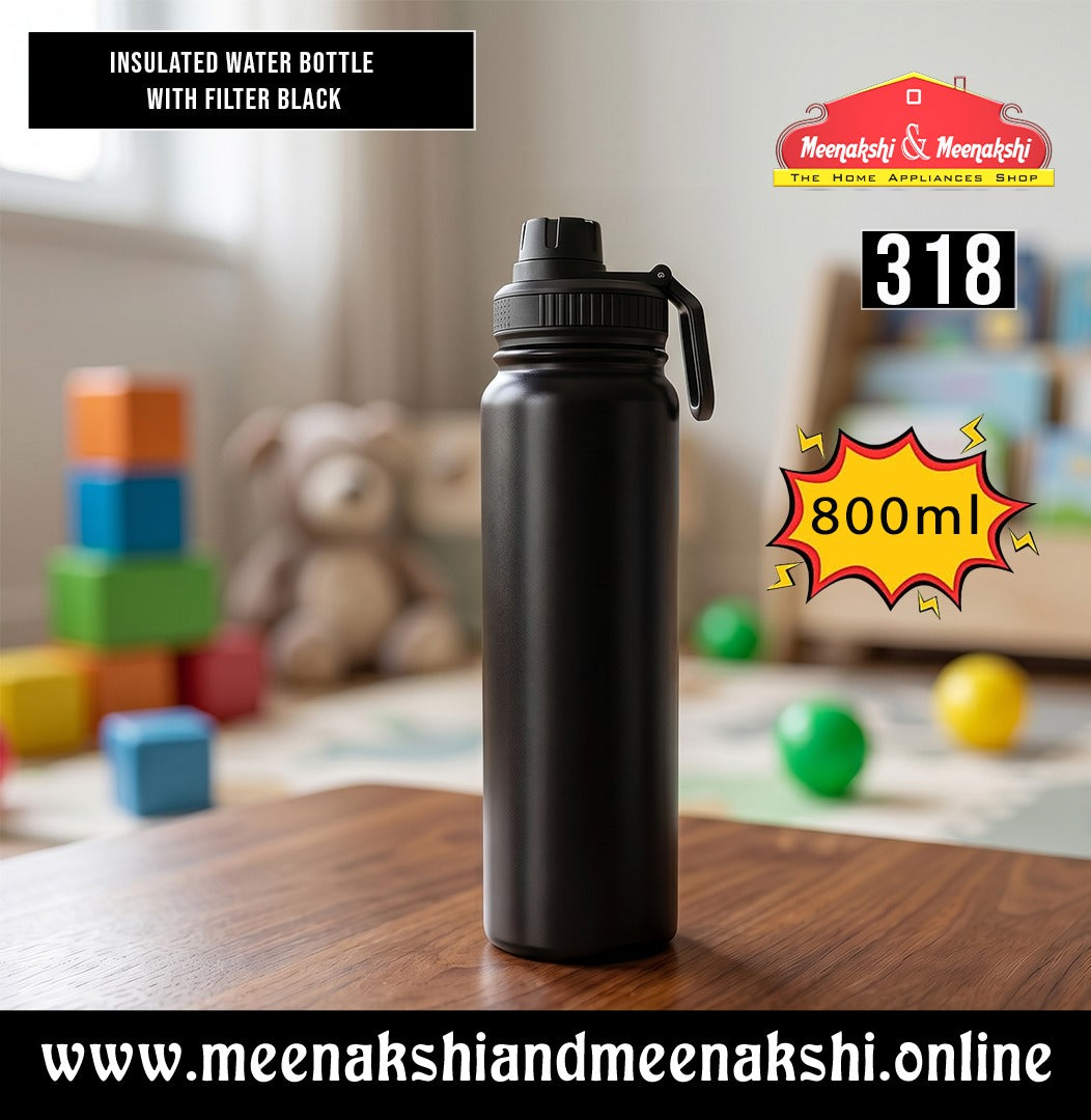 Insulated Water Bottle With Filter 800ml