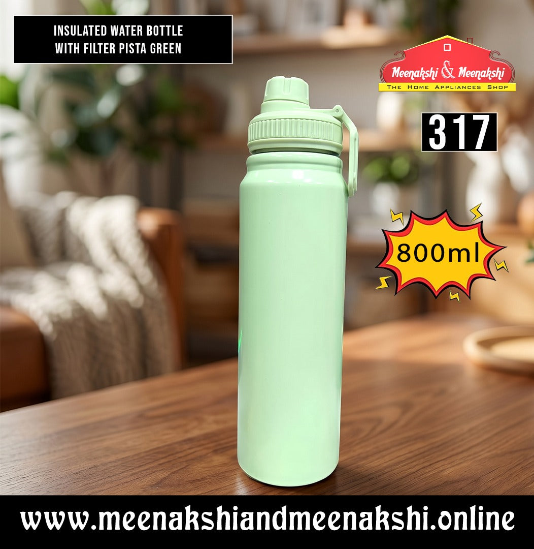 Insulated Water Bottle With Filter 800ml