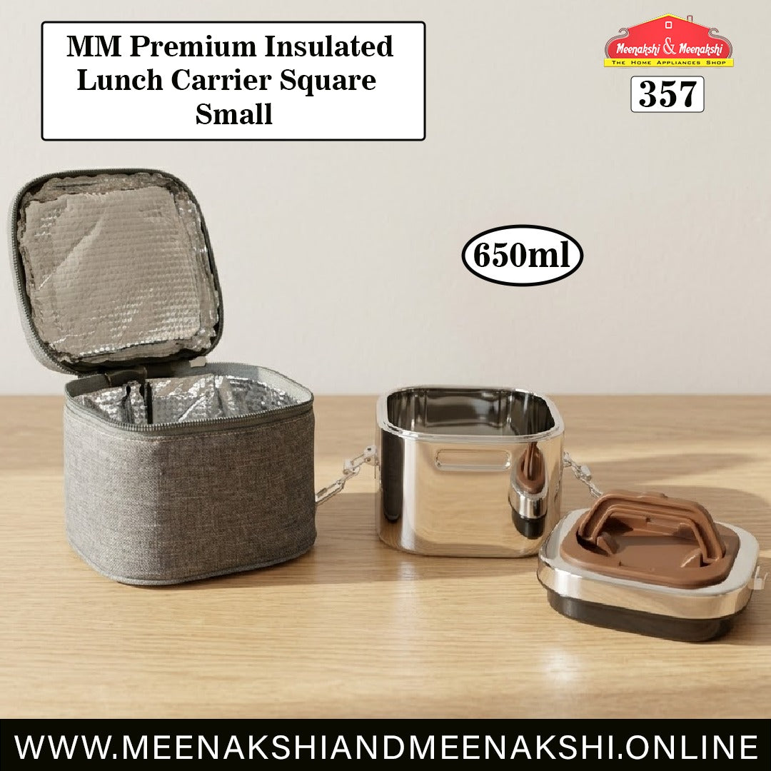 MM Premium Insulated Lunch Carrier Square