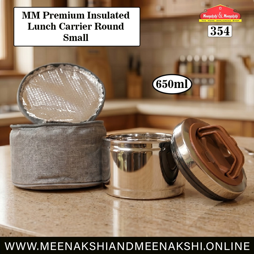 MM Premium Insulated Lunch Carrier Round