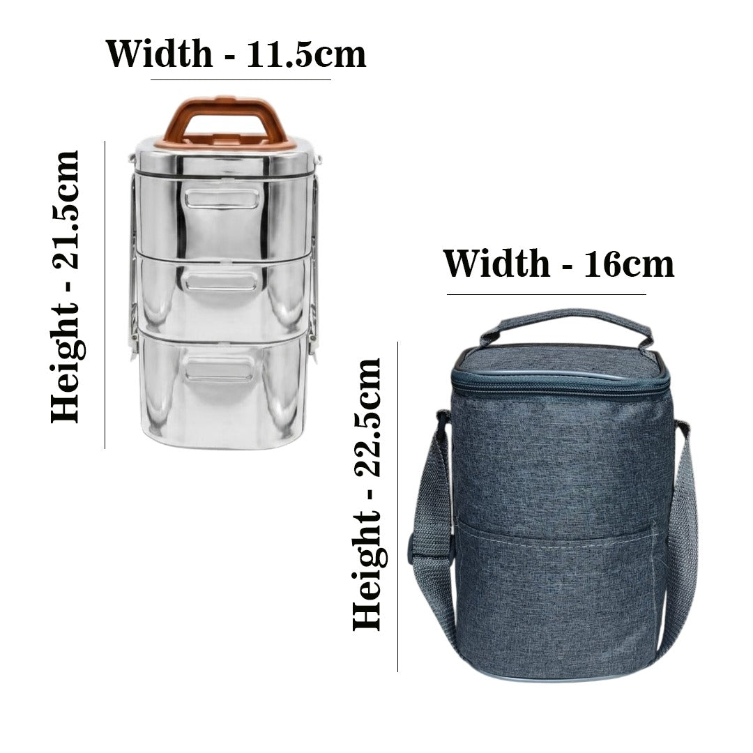 MM Premium Insulated Lunch Carrier Square