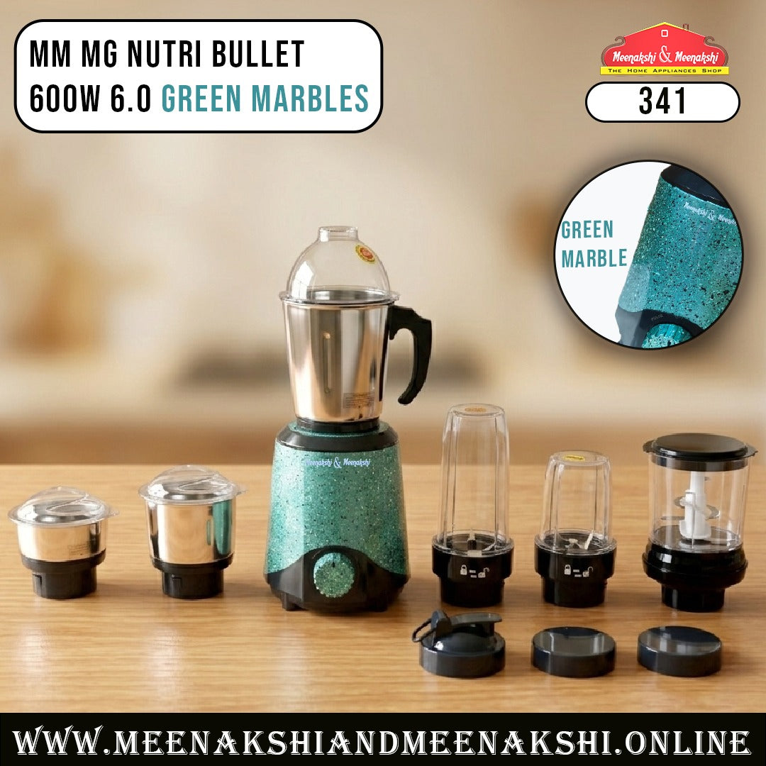 MM MG Nutri Bullet 600W 6.0 Green Marbles 341