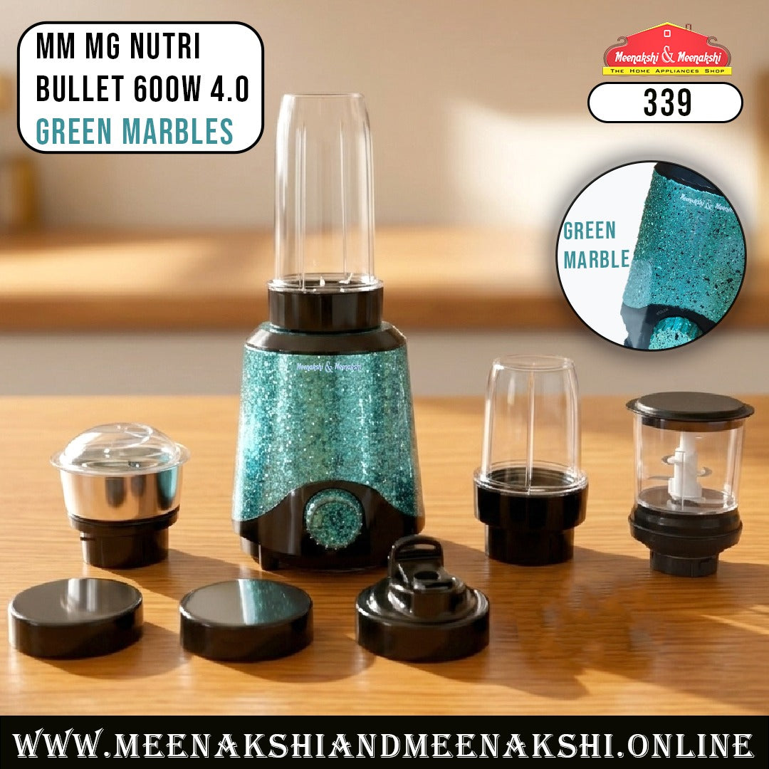 MM MG Nutri Bullet 600W 4.0 Green Marbles 339