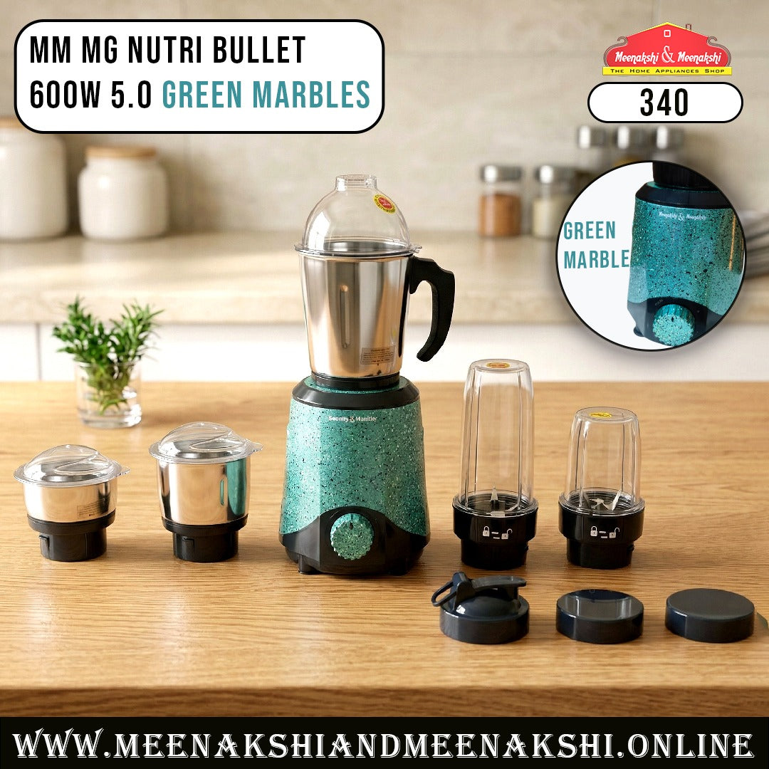 MM MG Nutri Bullet 600W 5.0 Green Marbles 340