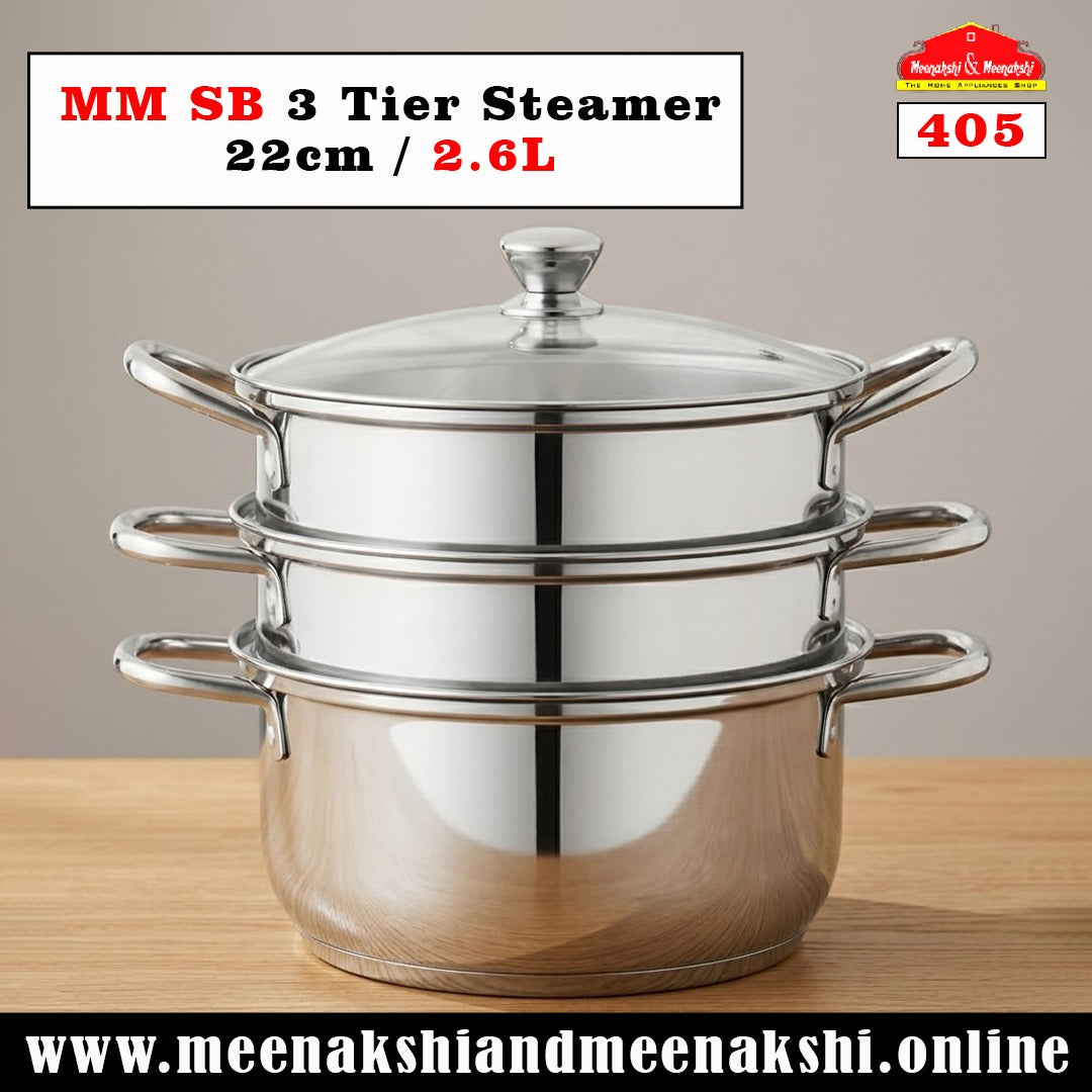 MM SB 3 Tier Steamer